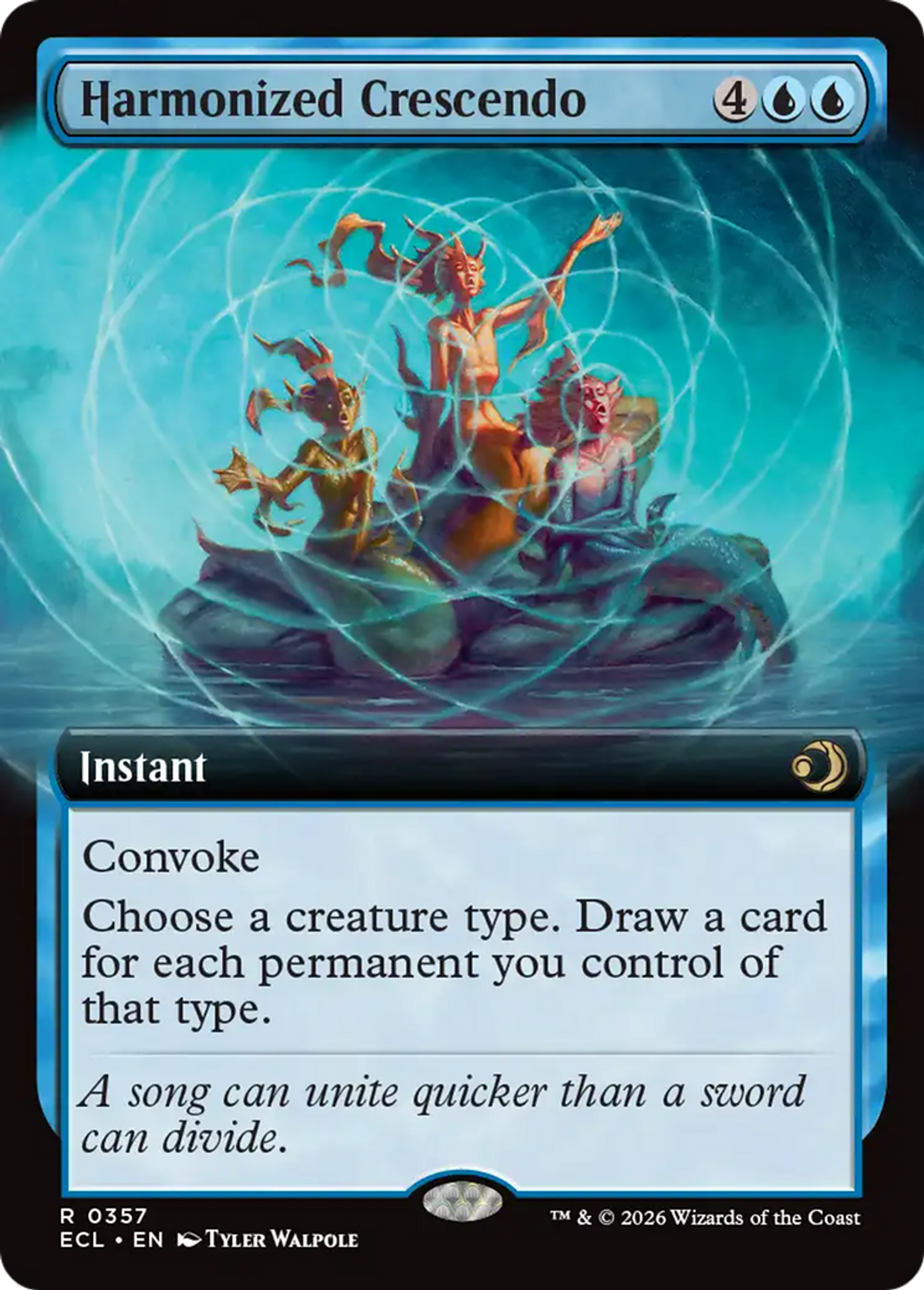 Crescendo harmonisé — Lorwyn Eclipsed — Magic: The Gathering