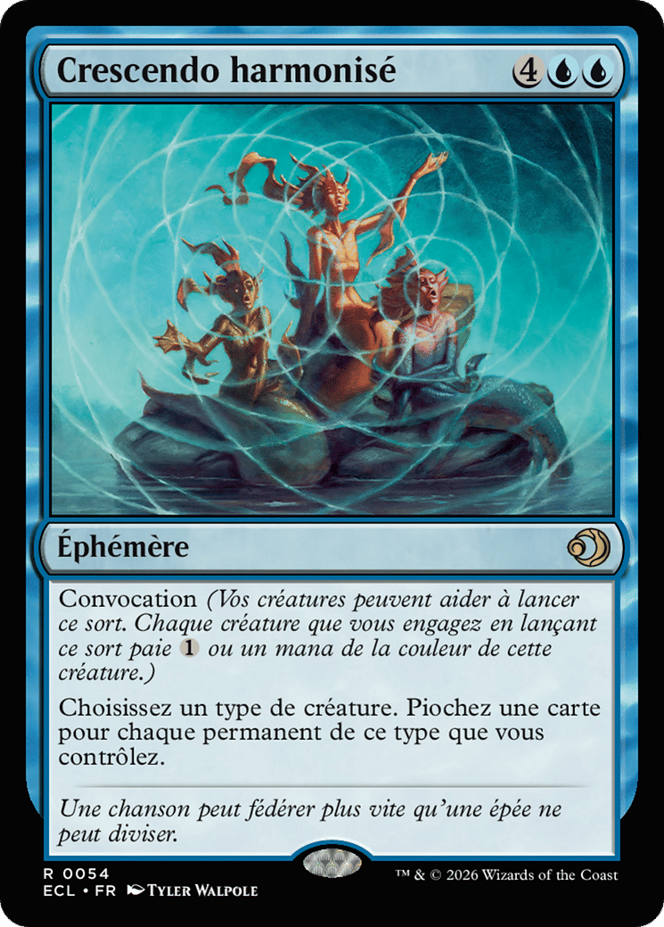Crescendo harmonisé — Lorwyn Eclipsed — Magic: The Gathering
