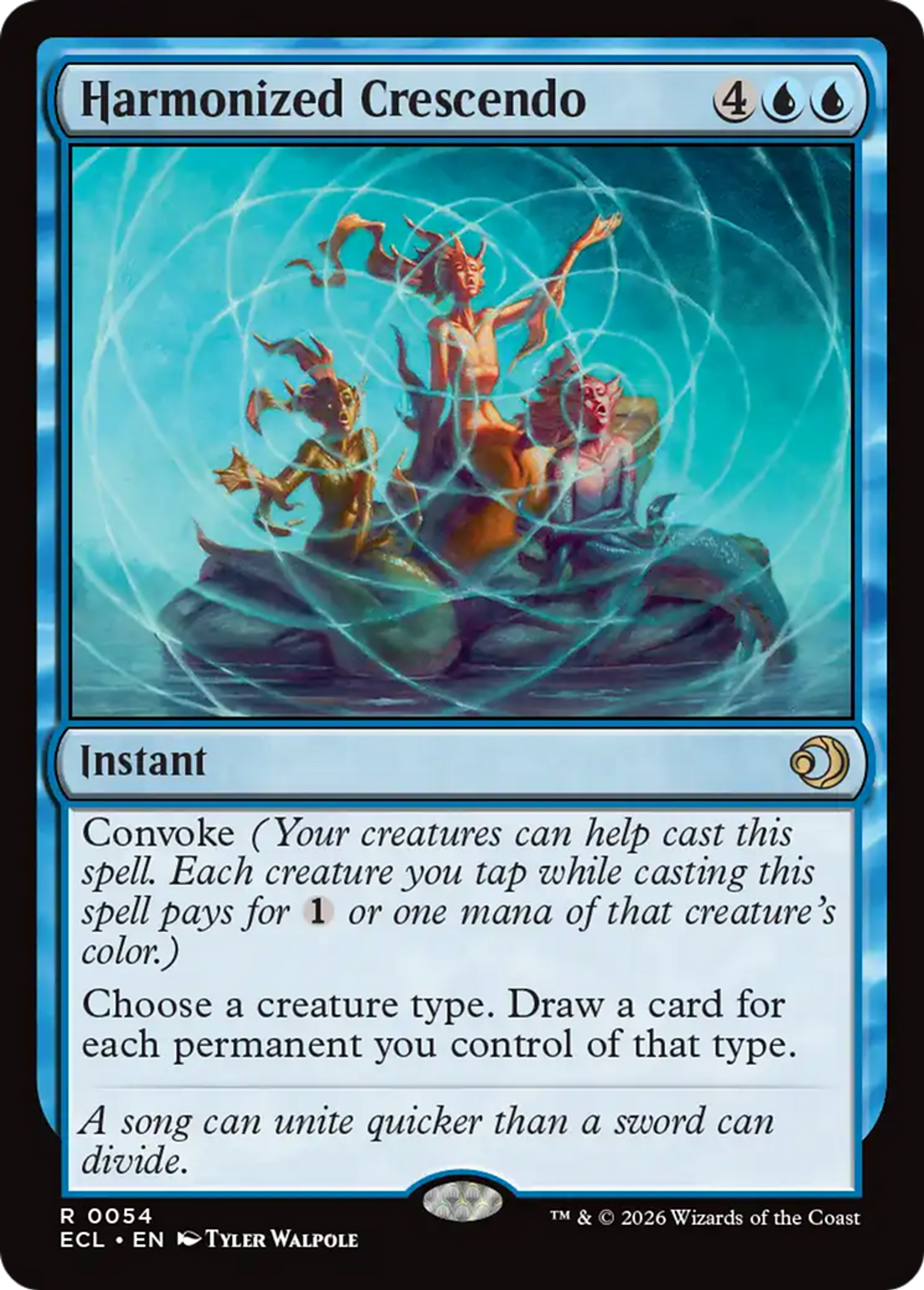 Crescendo harmonisé — Lorwyn Eclipsed — Magic: The Gathering