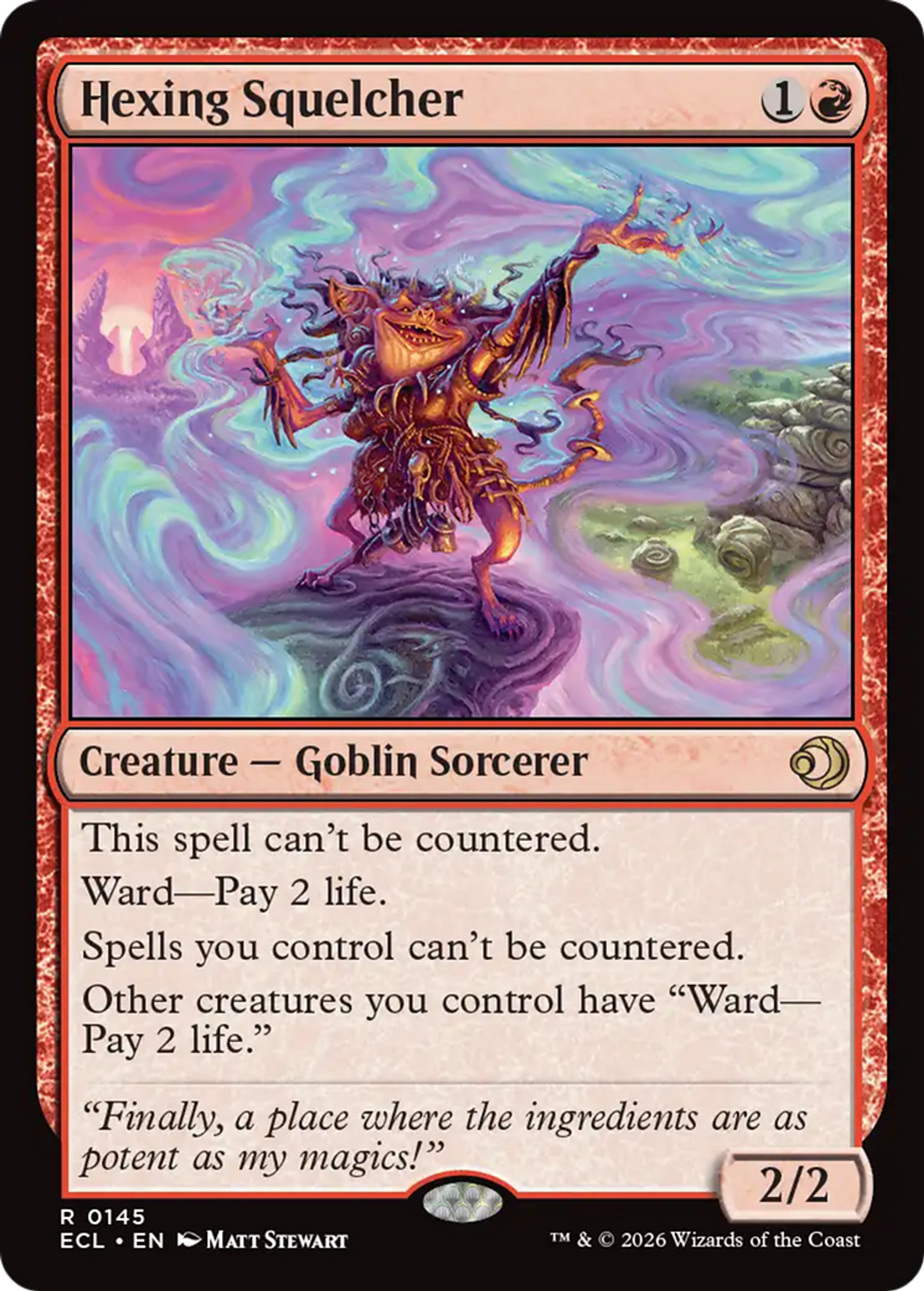 Réprimeuse de maléfices — Lorwyn Eclipsed — Magic: The Gathering