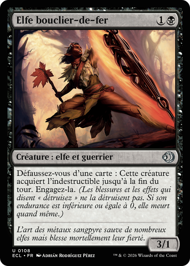 Elfe bouclier-de-fer — Lorwyn Eclipsed — Magic: The Gathering