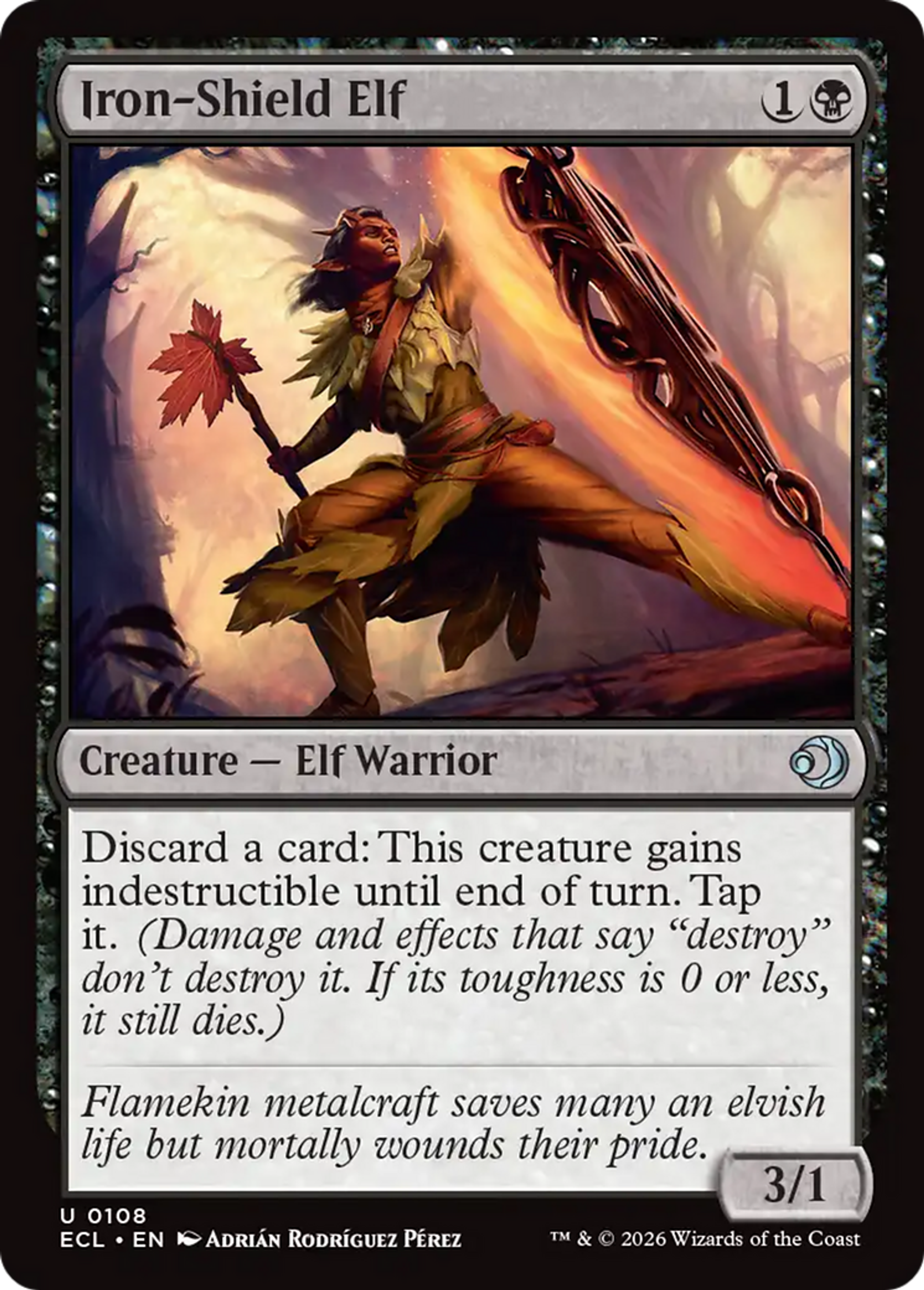 Elfe bouclier-de-fer — Lorwyn Eclipsed — Magic: The Gathering
