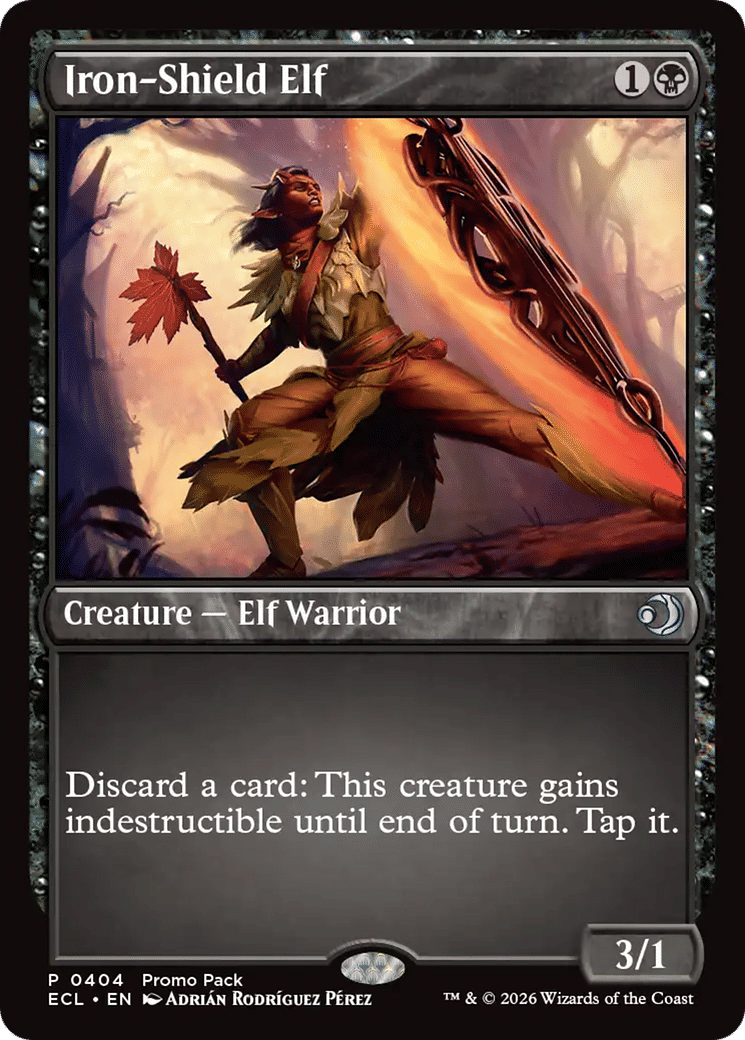 Iron-Shield Elf — Lorwyn Eclipsed — Magic: The Gathering