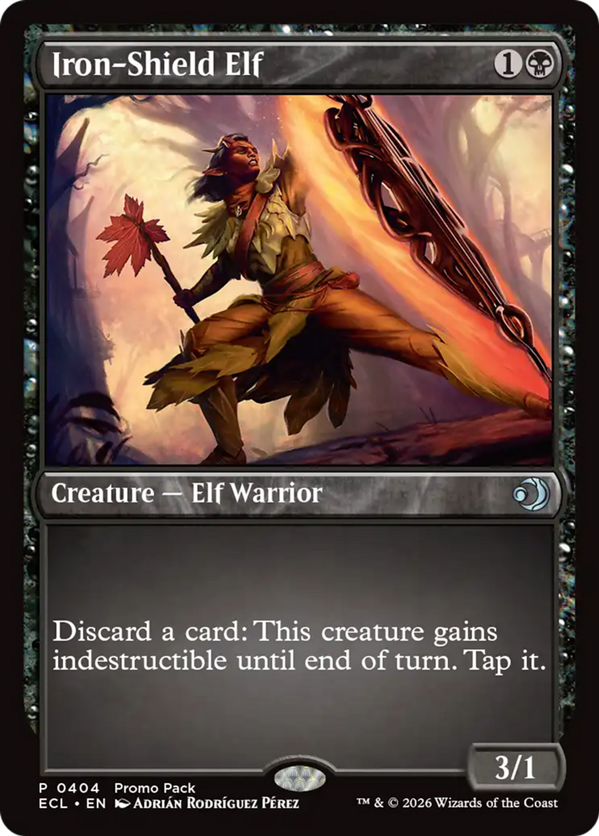 Iron-Shield Elf — Lorwyn Eclipsed — Magic: The Gathering