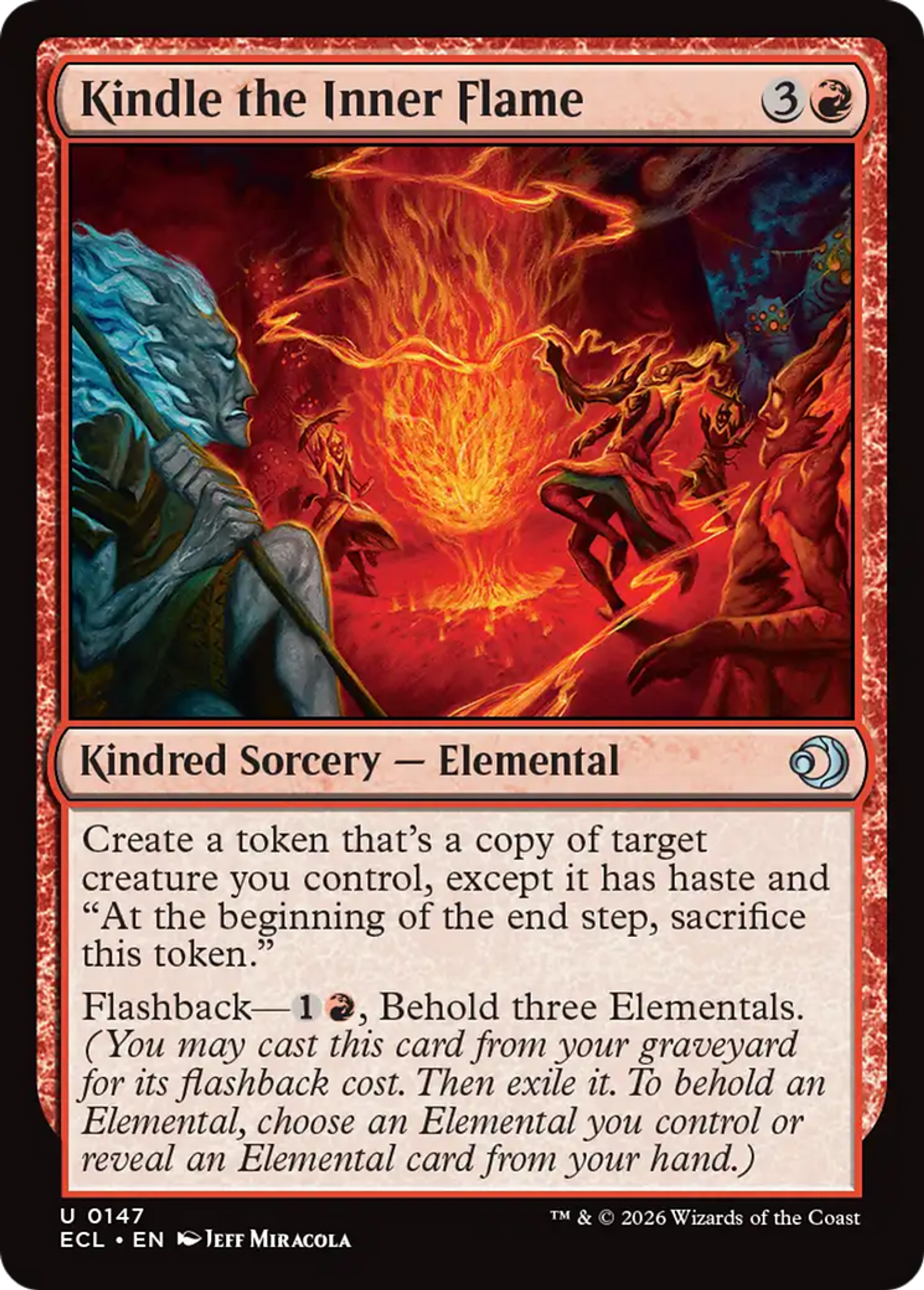 Embraser la flamme intérieure — Lorwyn Eclipsed — Magic: The Gathering