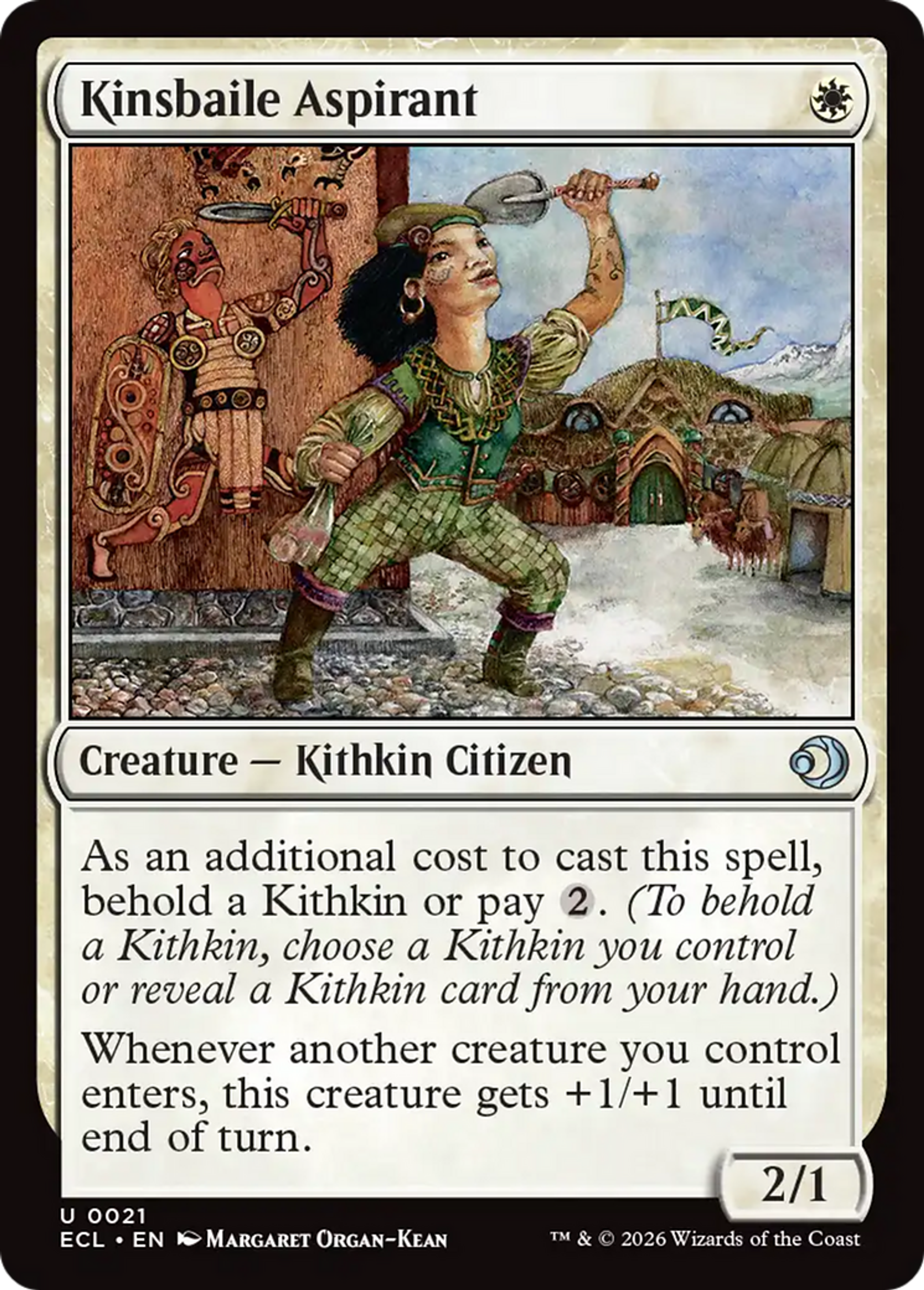 Aspirante de Kinsbayel — Lorwyn Eclipsed — Magic: The Gathering