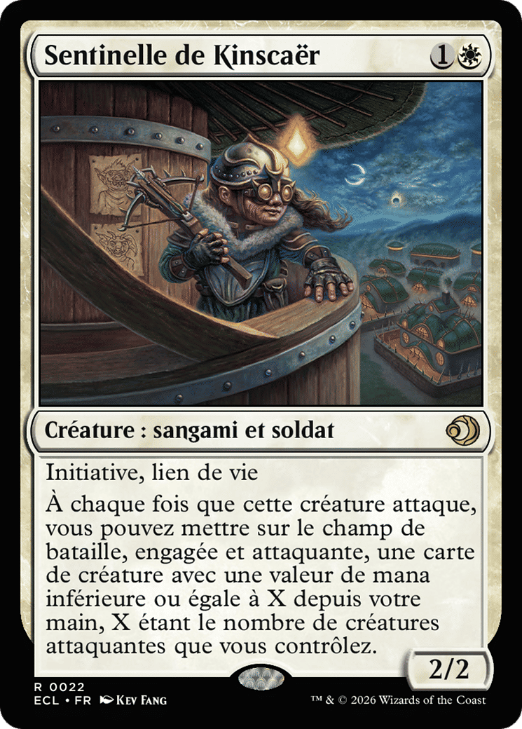 Sentinelle de Kinscaër — Lorwyn Eclipsed — Magic: The Gathering
