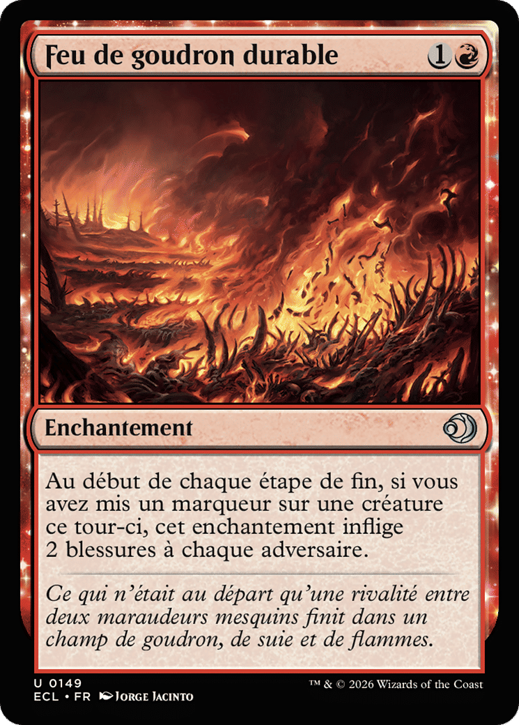 Feu de goudron durable — Lorwyn Eclipsed — Magic: The Gathering