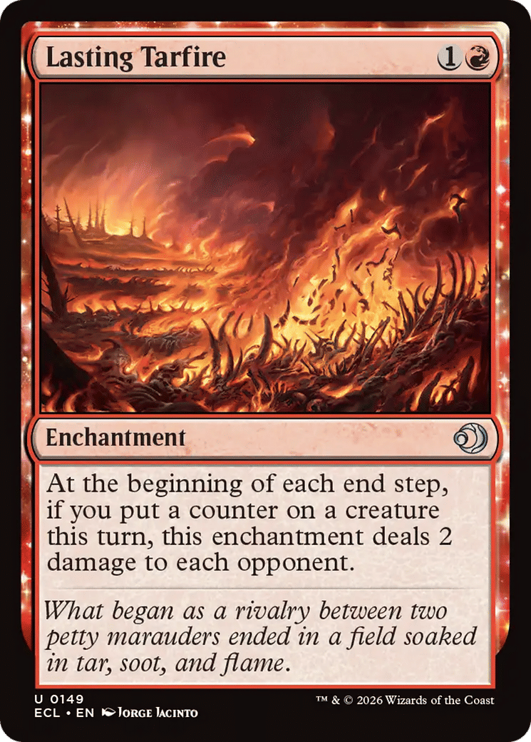 Lasting Tarfire — Lorwyn Eclipsed — Magic: The Gathering