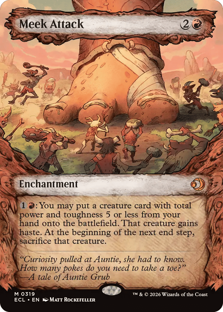 Meek Attack — Lorwyn Eclipsed — Magic: The Gathering