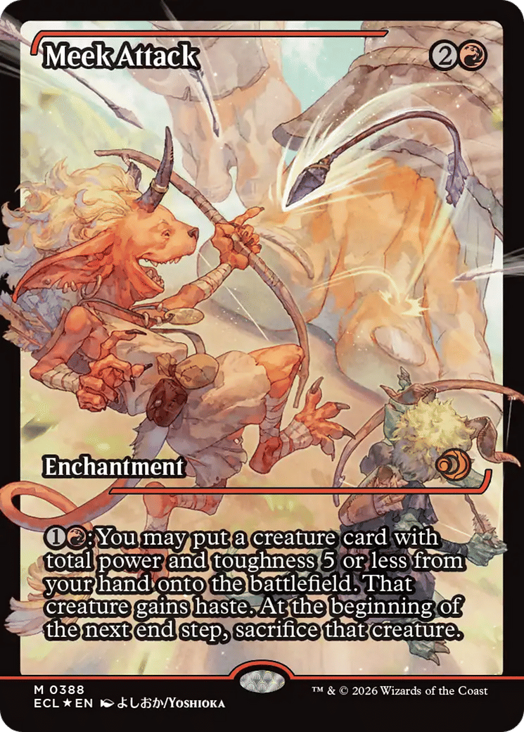 Meek Attack — Lorwyn Eclipsed — Magic: The Gathering