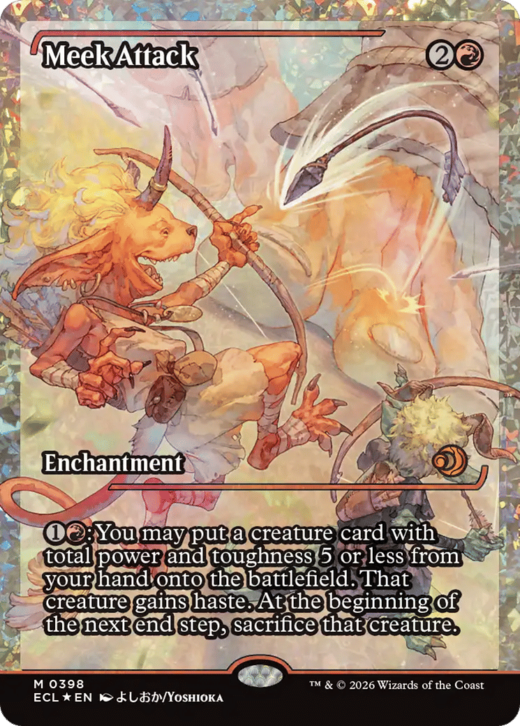 Meek Attack — Lorwyn Eclipsed — Magic: The Gathering