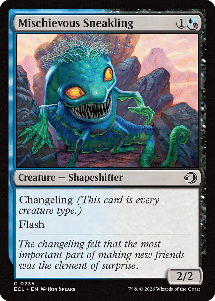 Mischievous Sneakling — Lorwyn Eclipsed — Magic: The Gathering