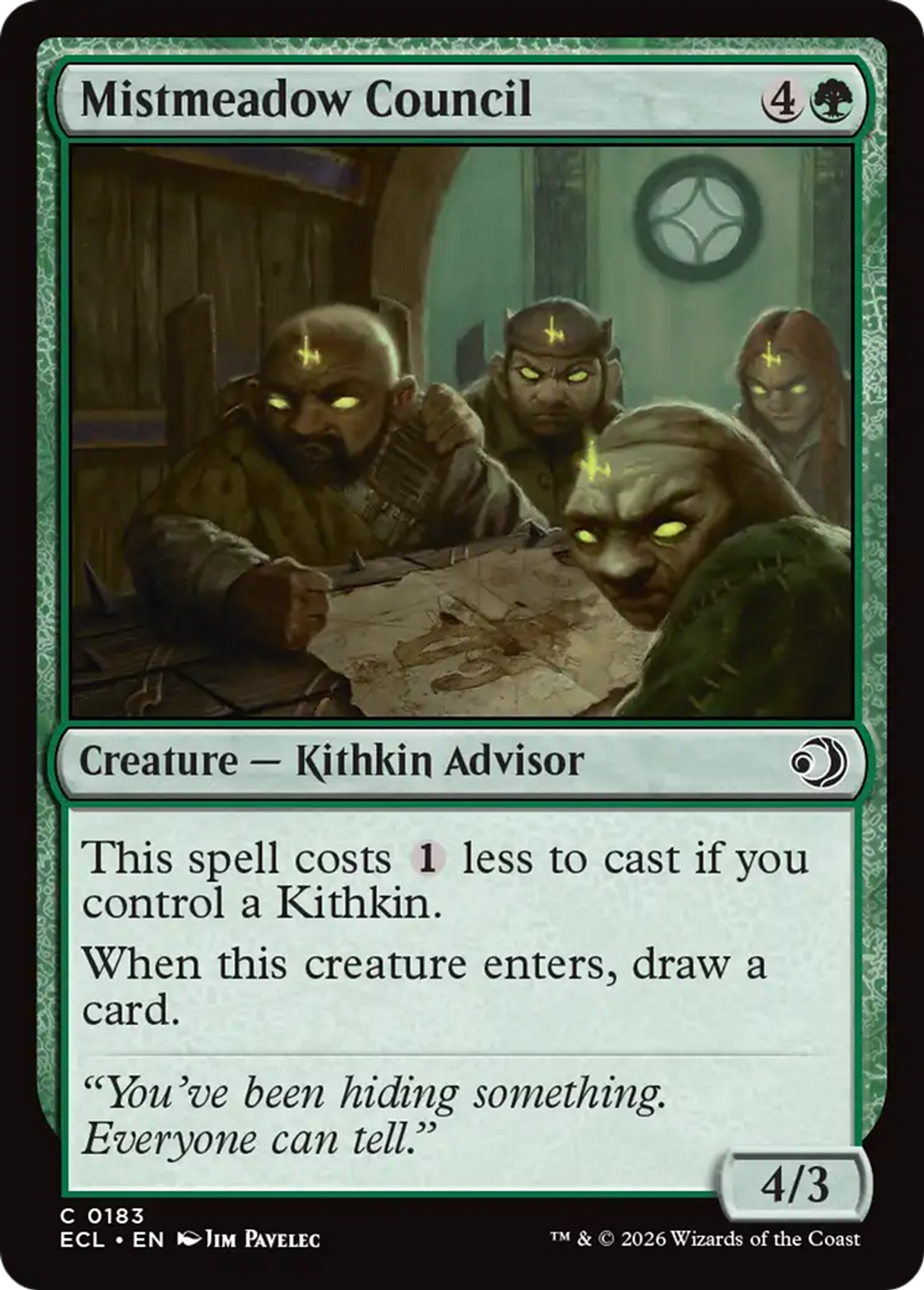 Mistmeadow Council — Lorwyn Eclipsed — Magic: The Gathering