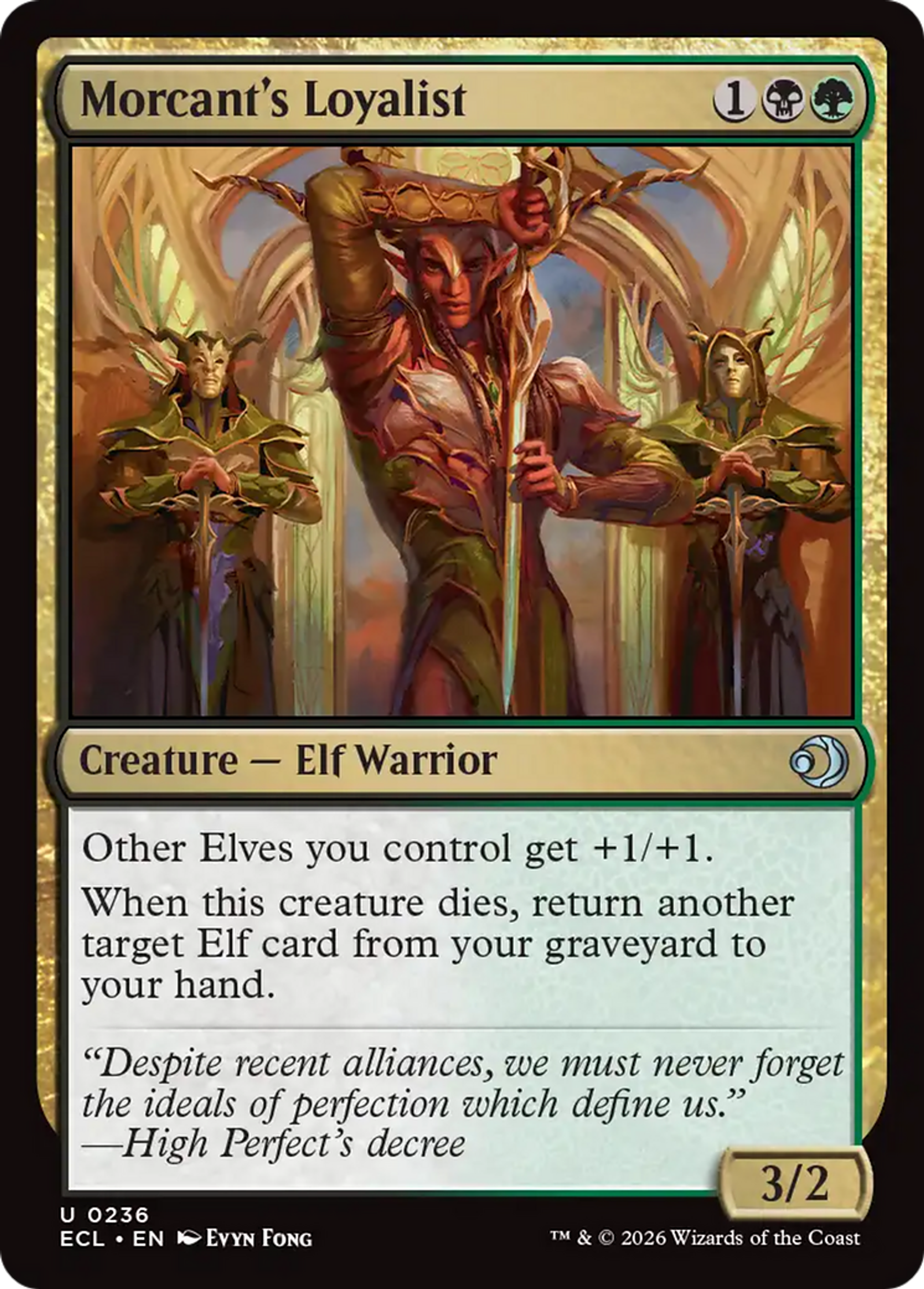 Loyaliste de Morcant — Lorwyn Eclipsed — Magic: The Gathering