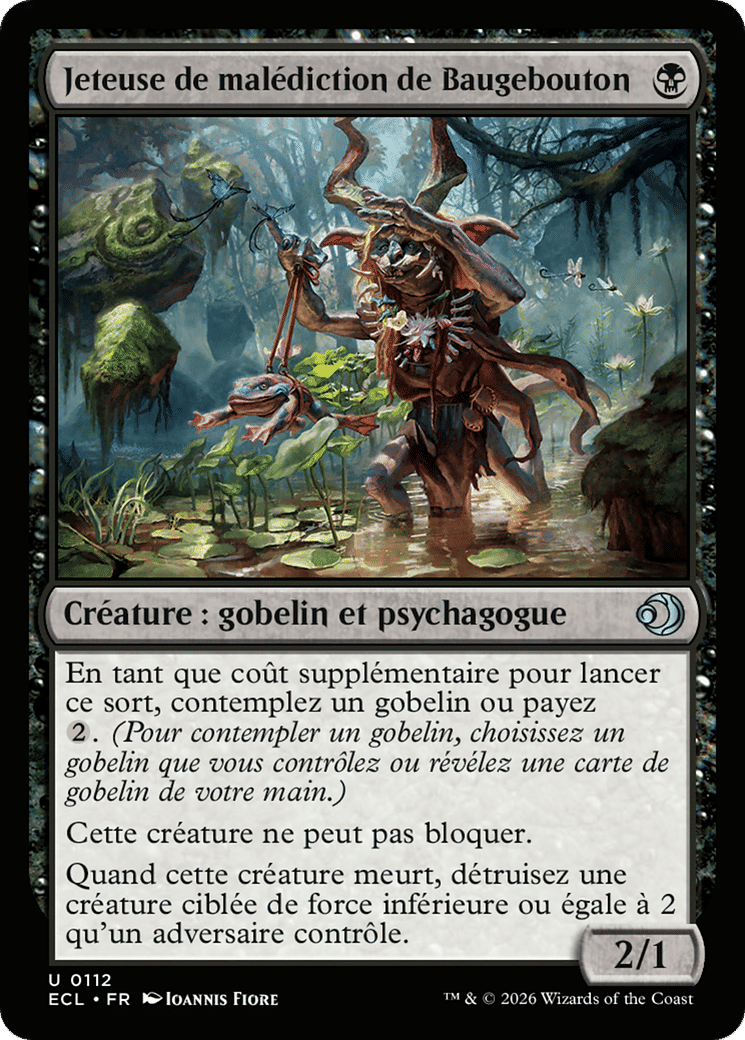 Jeteuse de malédiction de Baugebouton — Lorwyn Eclipsed — Magic: The Gathering