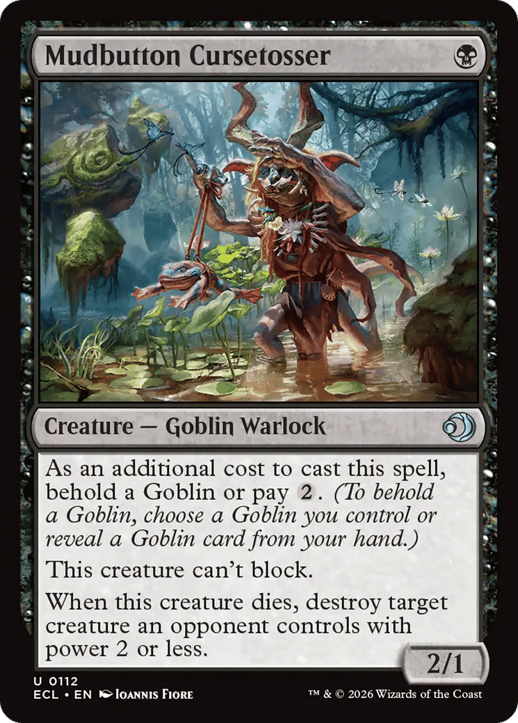 Mudbutton Cursetosser — Lorwyn Eclipsed — Magic: The Gathering