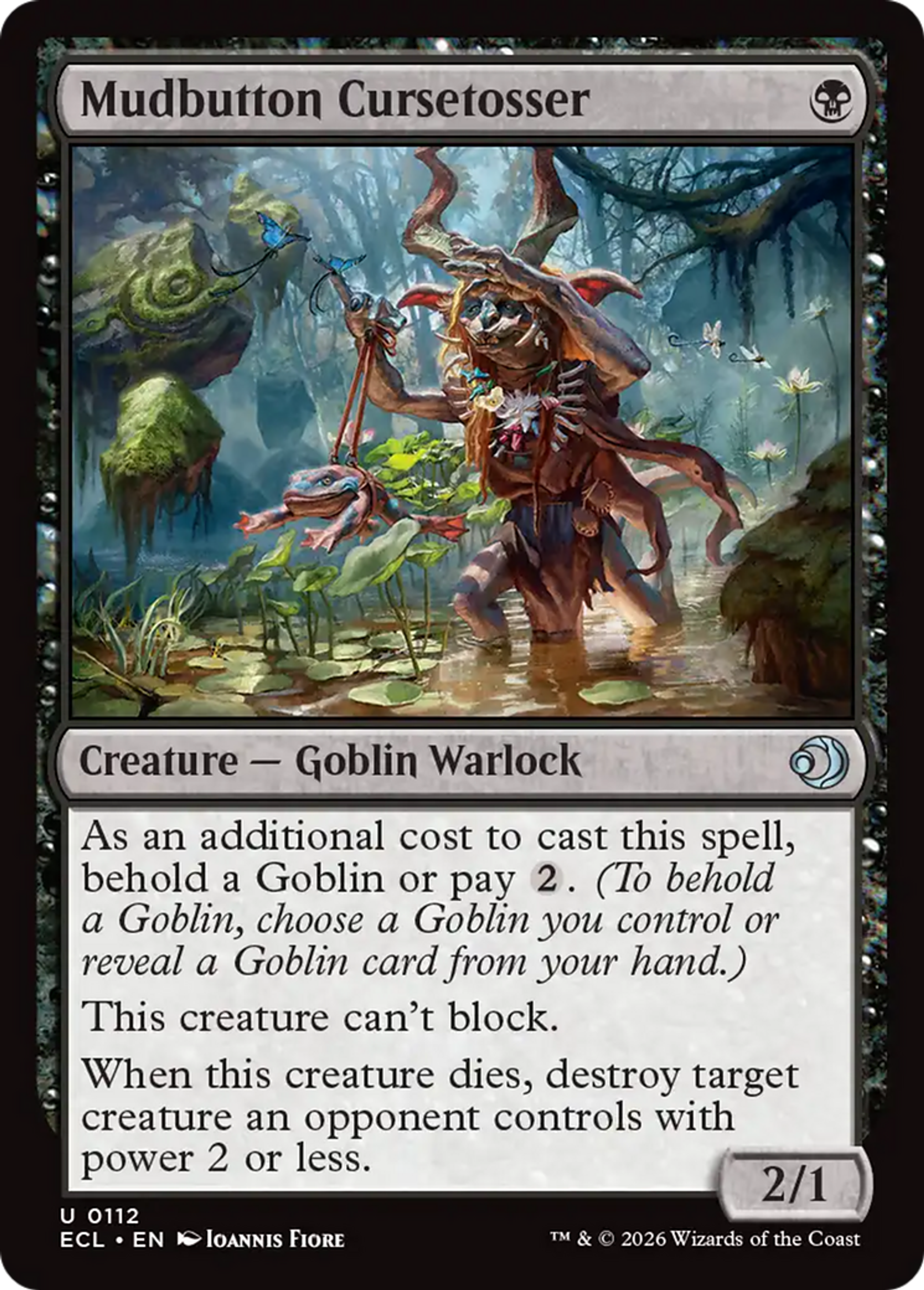 Mudbutton Cursetosser — Lorwyn Eclipsed — Magic: The Gathering