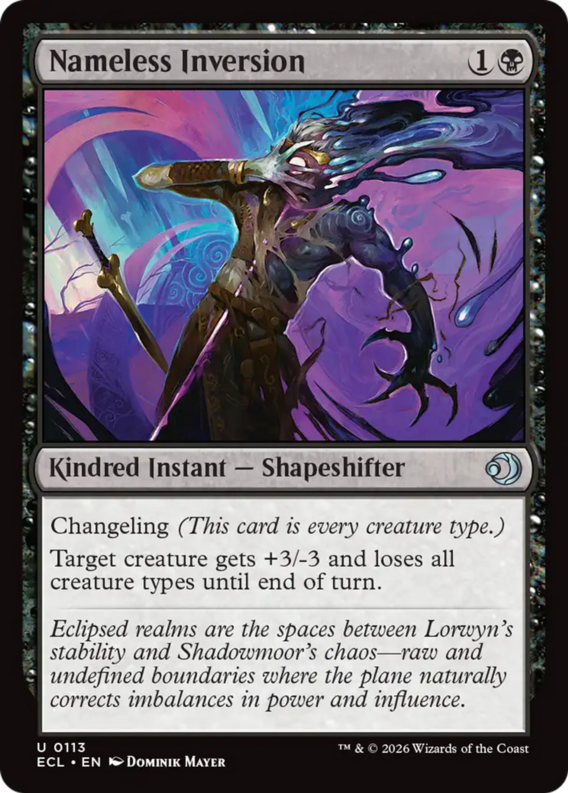 Inversion sans nom — Lorwyn Eclipsed — Magic: The Gathering
