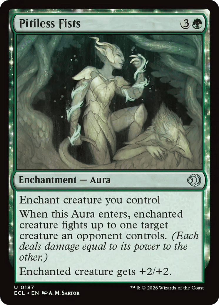 Pitiless Fists — Lorwyn Eclipsed — Magic: The Gathering