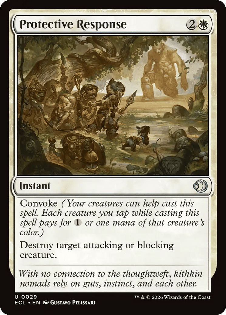 Protective Response — Lorwyn Eclipsed — Magic: The Gathering
