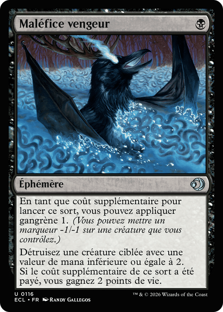 Maléfice vengeur — Lorwyn Eclipsed — Magic: The Gathering