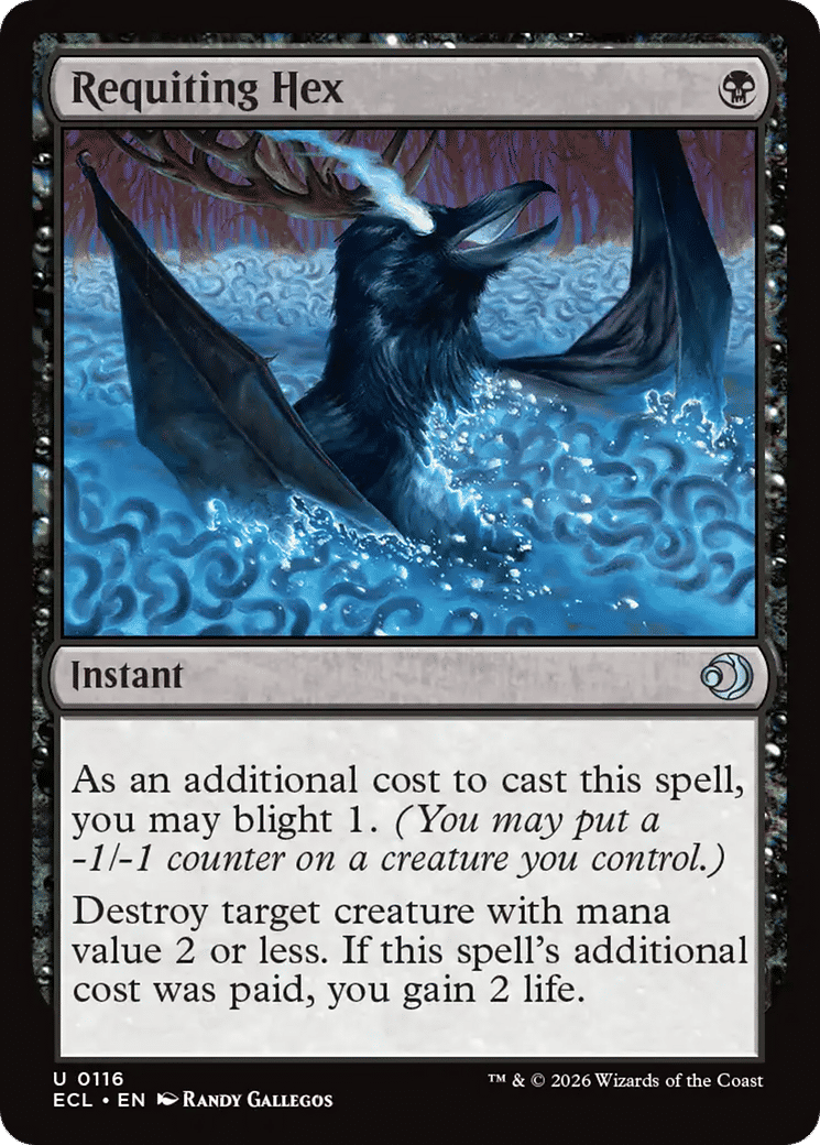 Maléfice vengeur — Lorwyn Eclipsed — Magic: The Gathering