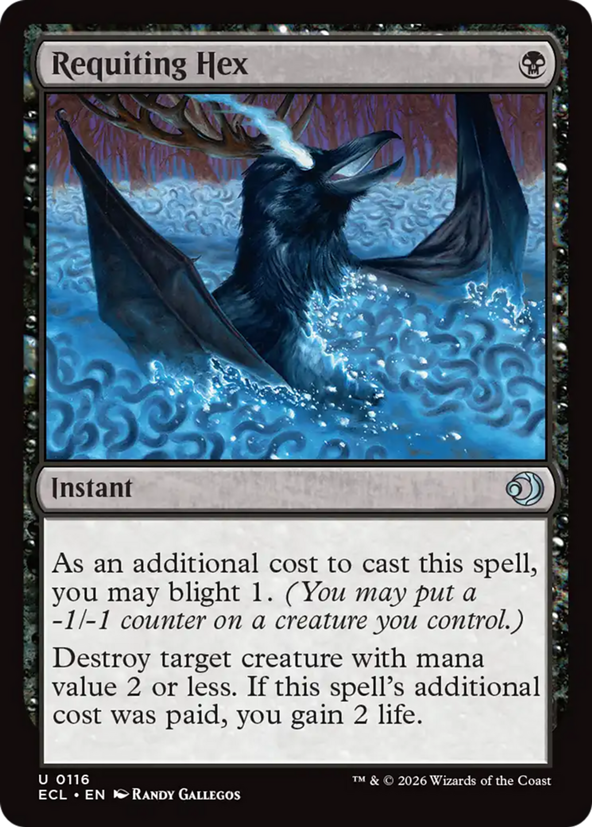 Requiting Hex — Lorwyn Eclipsed — Magic: The Gathering
