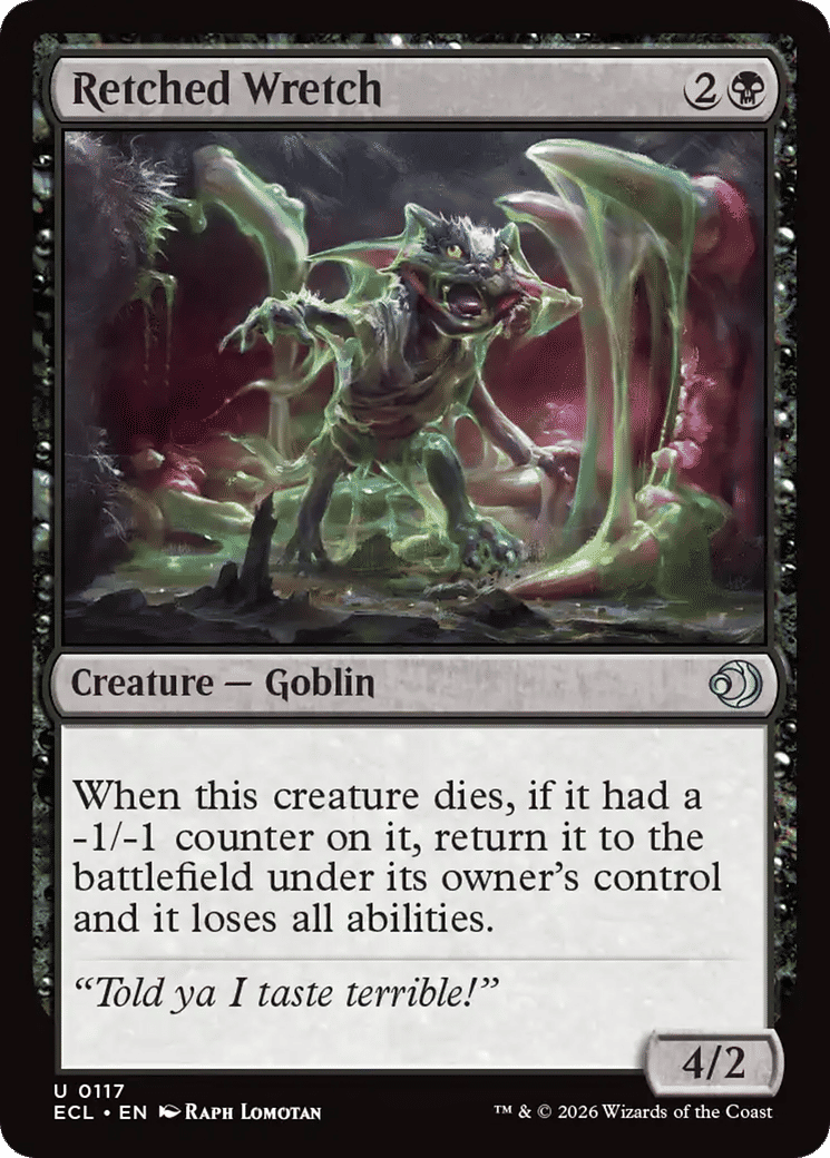 Retched Wretch — Lorwyn Eclipsed — Magic: The Gathering