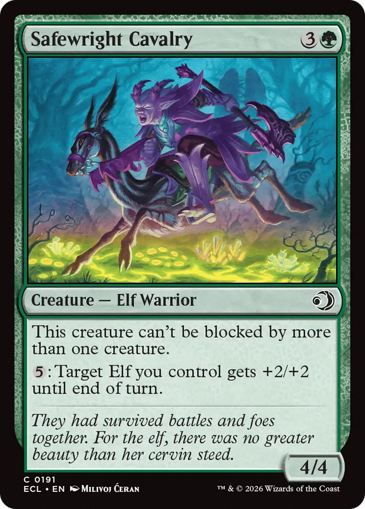 Safewright Cavalry — Lorwyn Eclipsed — Magic: The Gathering