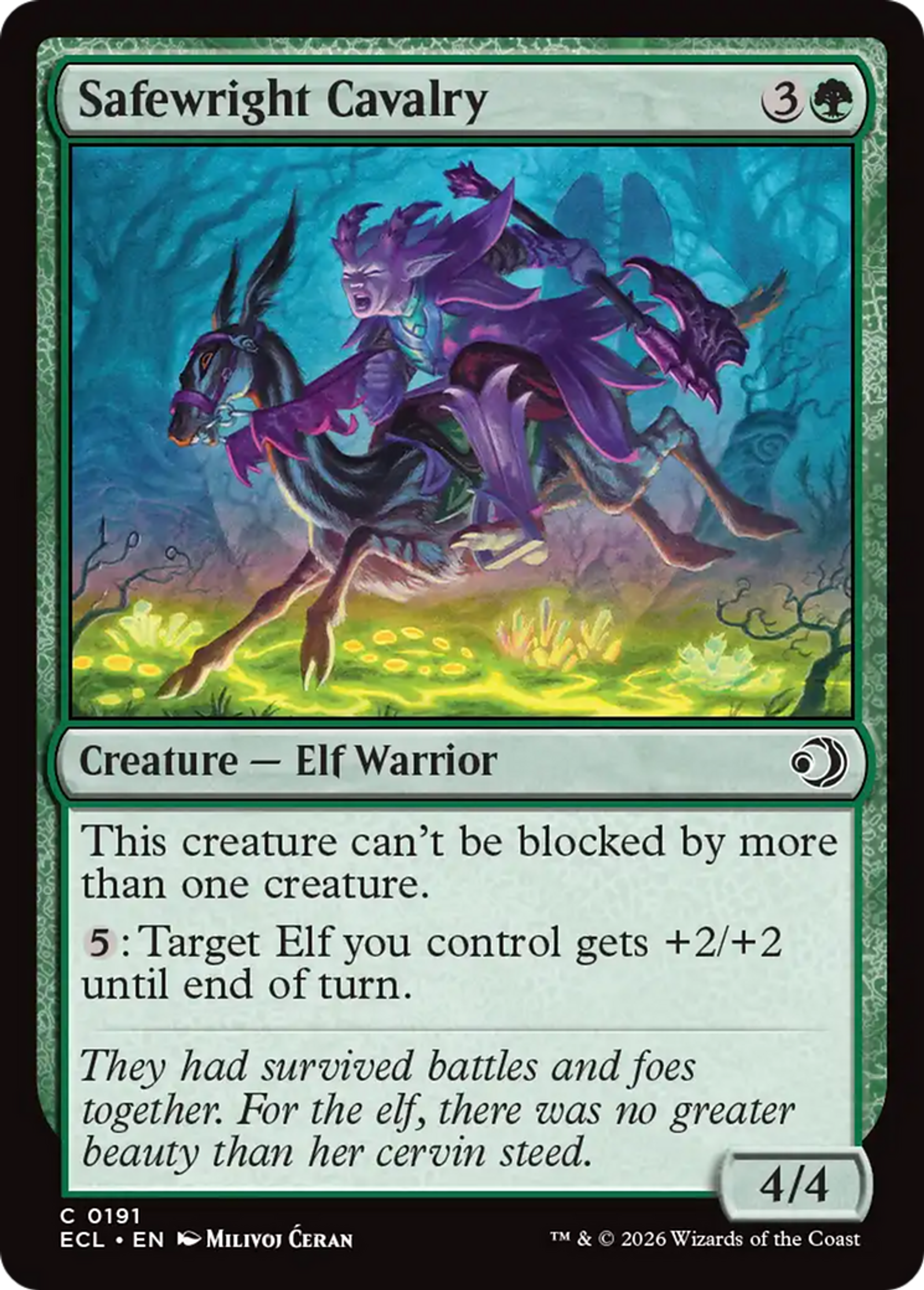 Safewright Cavalry — Lorwyn Eclipsed — Magic: The Gathering