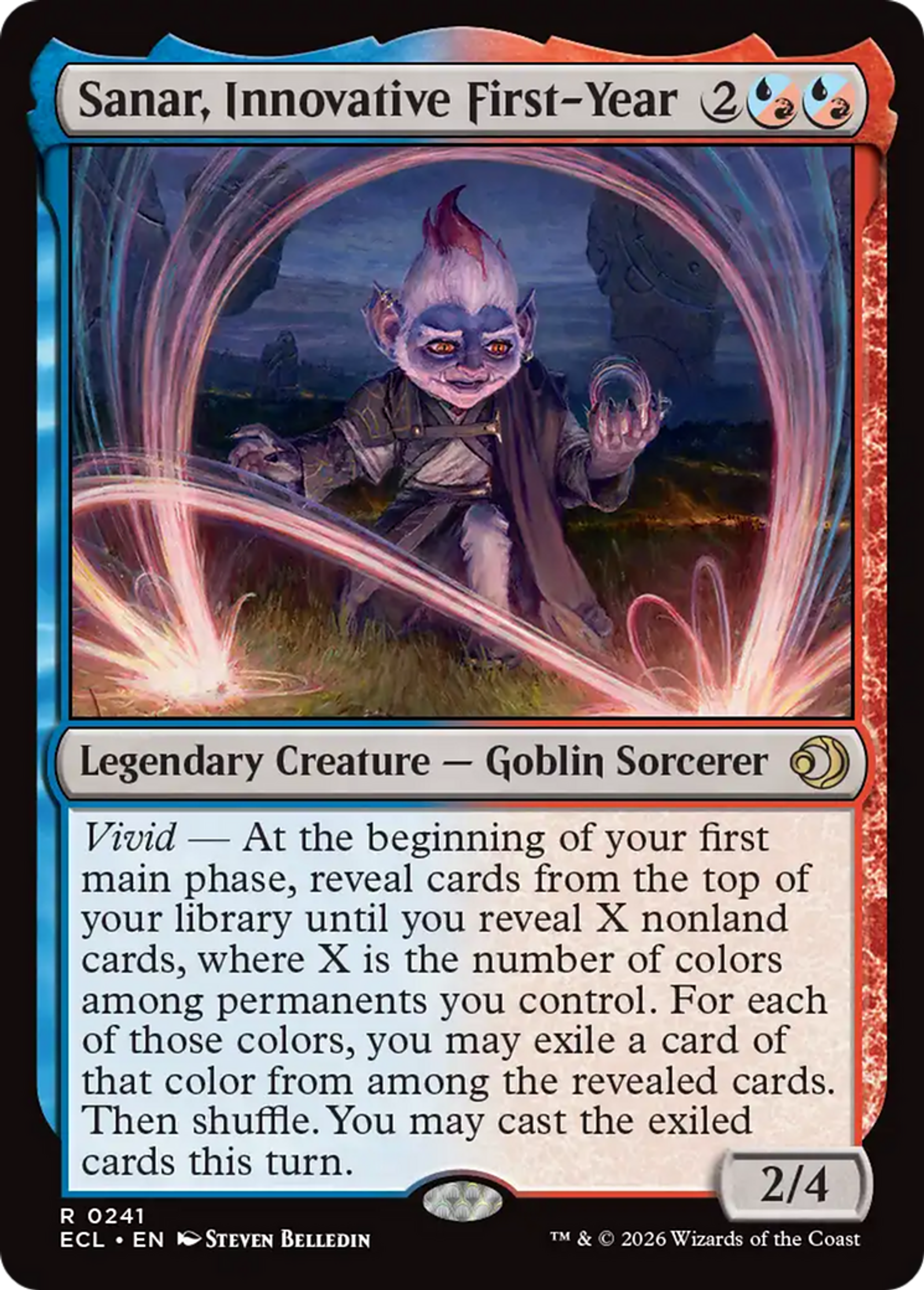 Sanar, Innovative First-Year — Lorwyn Eclipsed — Magic: The Gathering