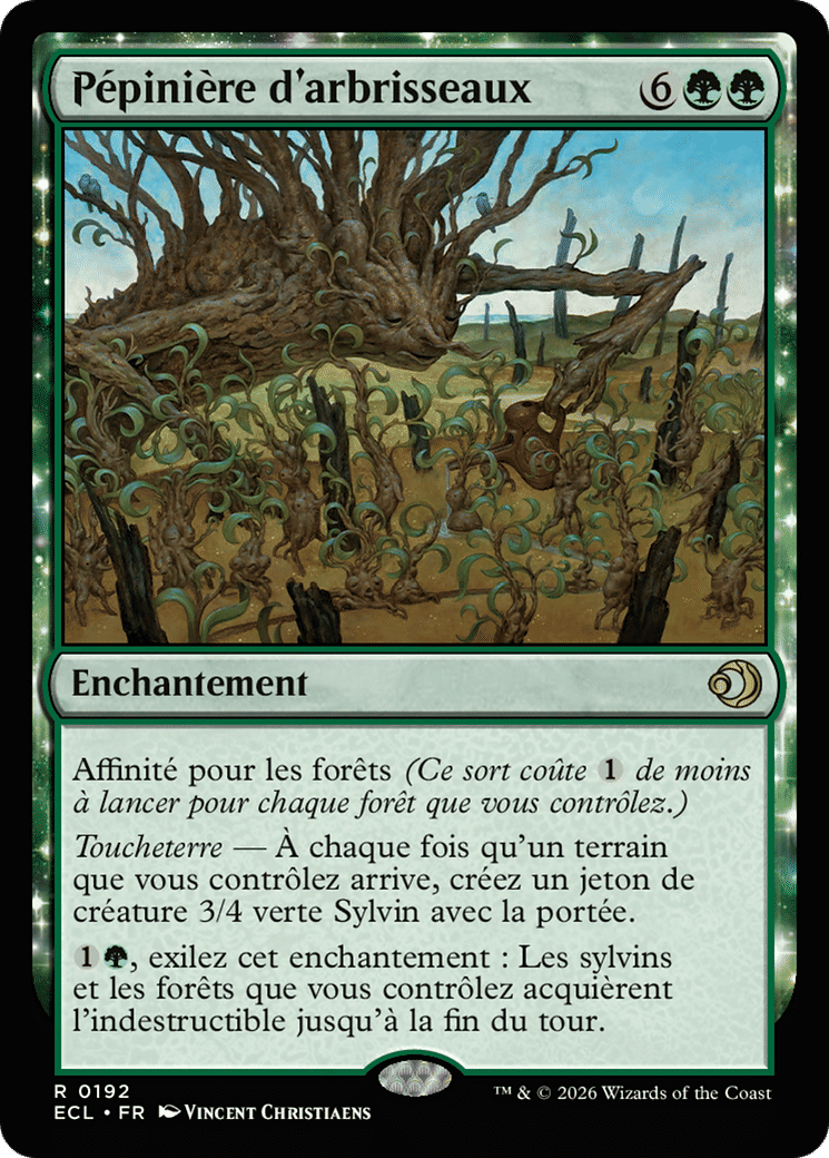 Pépinière d'arbrisseaux — Lorwyn Eclipsed — Magic: The Gathering