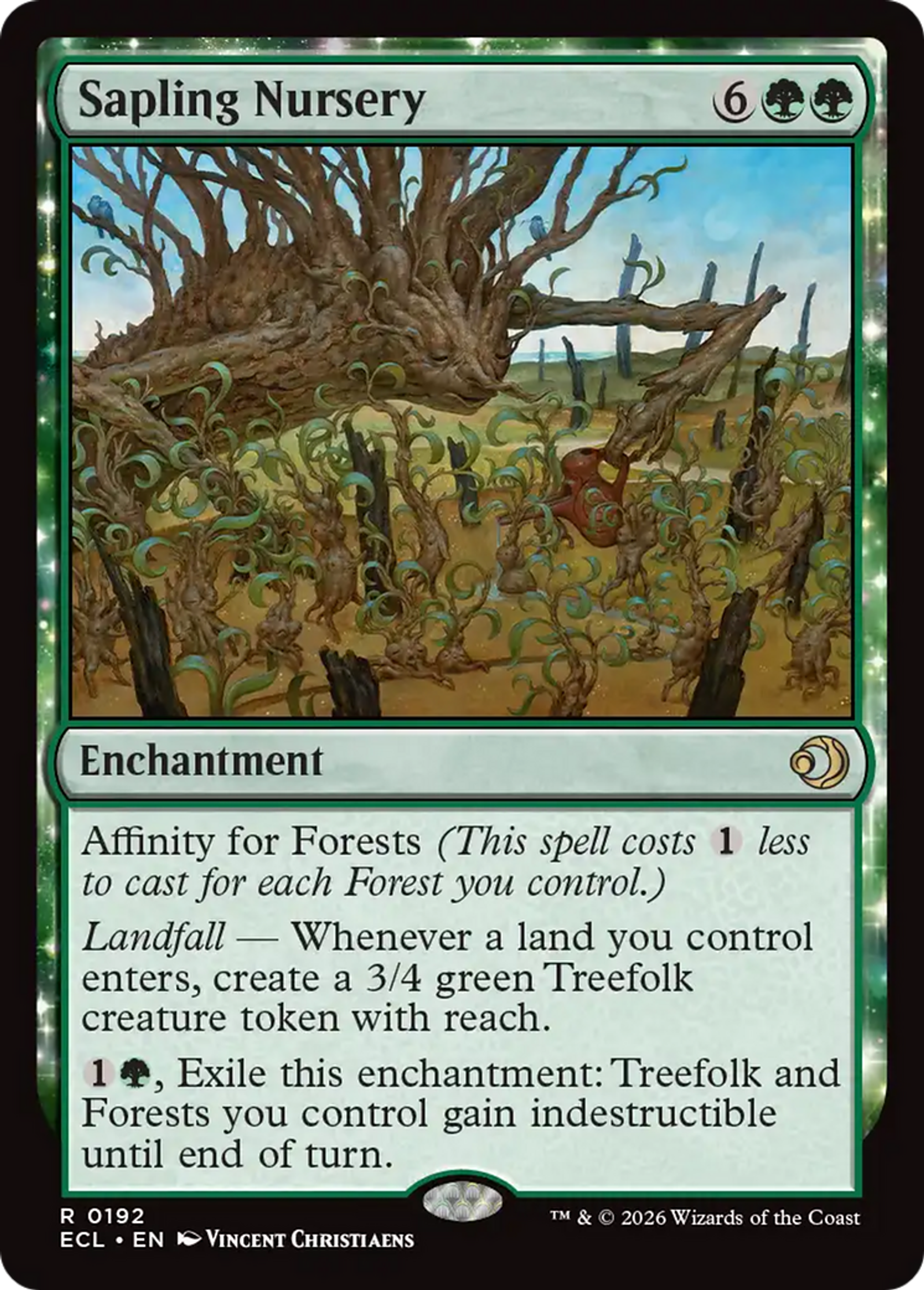 Pépinière d'arbrisseaux — Lorwyn Eclipsed — Magic: The Gathering