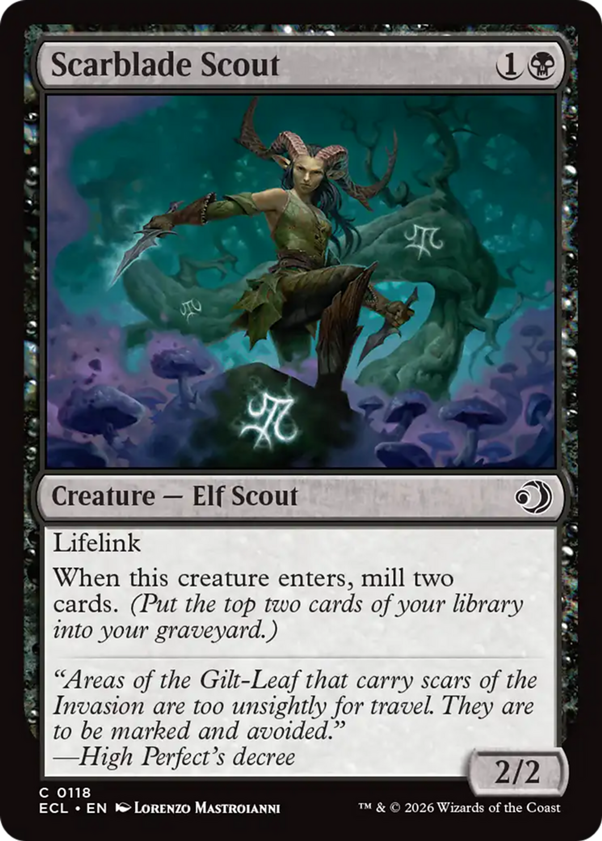 Scarblade Scout — Lorwyn Eclipsed — Magic: The Gathering
