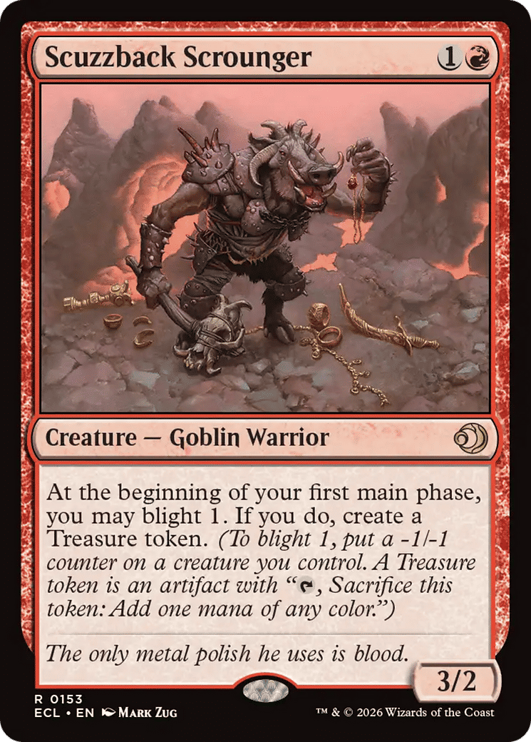 Scuzzback Scrounger — Lorwyn Eclipsed — Magic: The Gathering