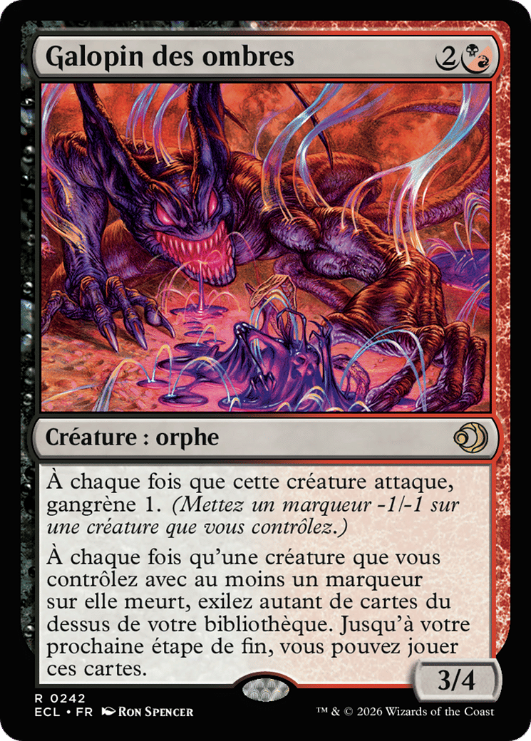 Galopin des ombres — Lorwyn Eclipsed — Magic: The Gathering