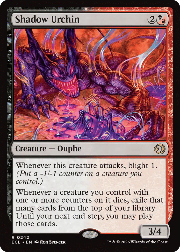 Shadow Urchin — Lorwyn Eclipsed — Magic: The Gathering