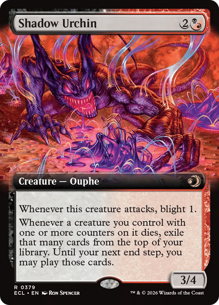 Shadow Urchin — Lorwyn Eclipsed — Magic: The Gathering