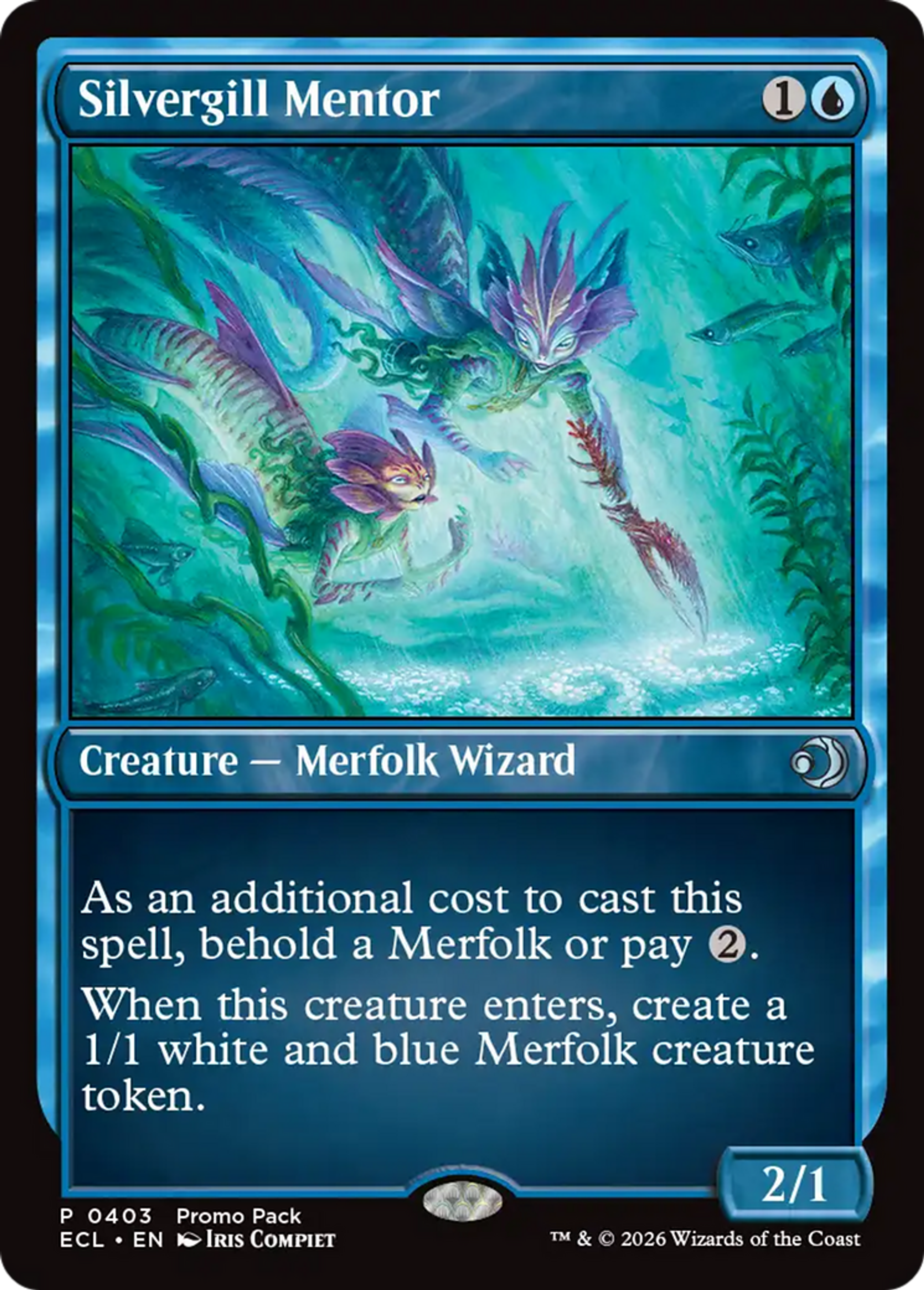 Silvergill Mentor — Lorwyn Eclipsed — Magic: The Gathering