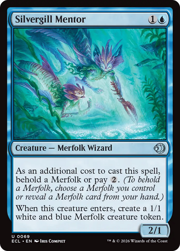 Silvergill Mentor — Lorwyn Eclipsed — Magic: The Gathering