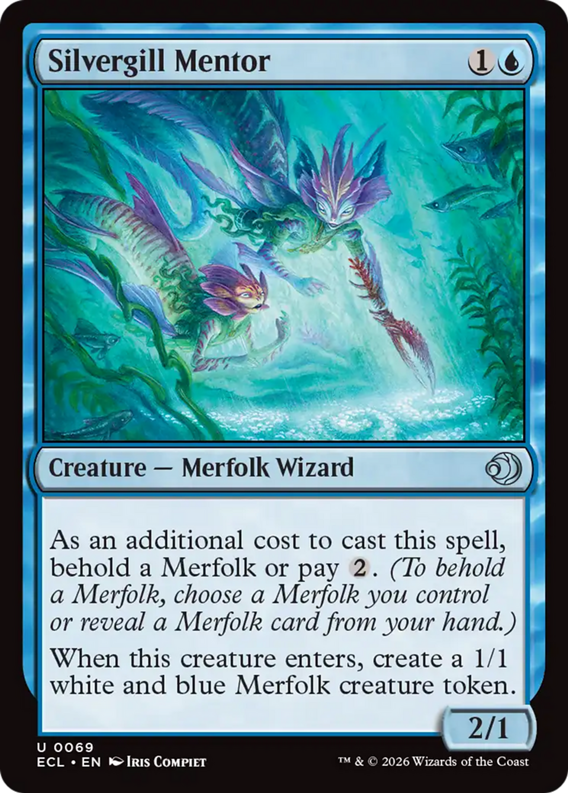 Silvergill Mentor — Lorwyn Eclipsed — Magic: The Gathering