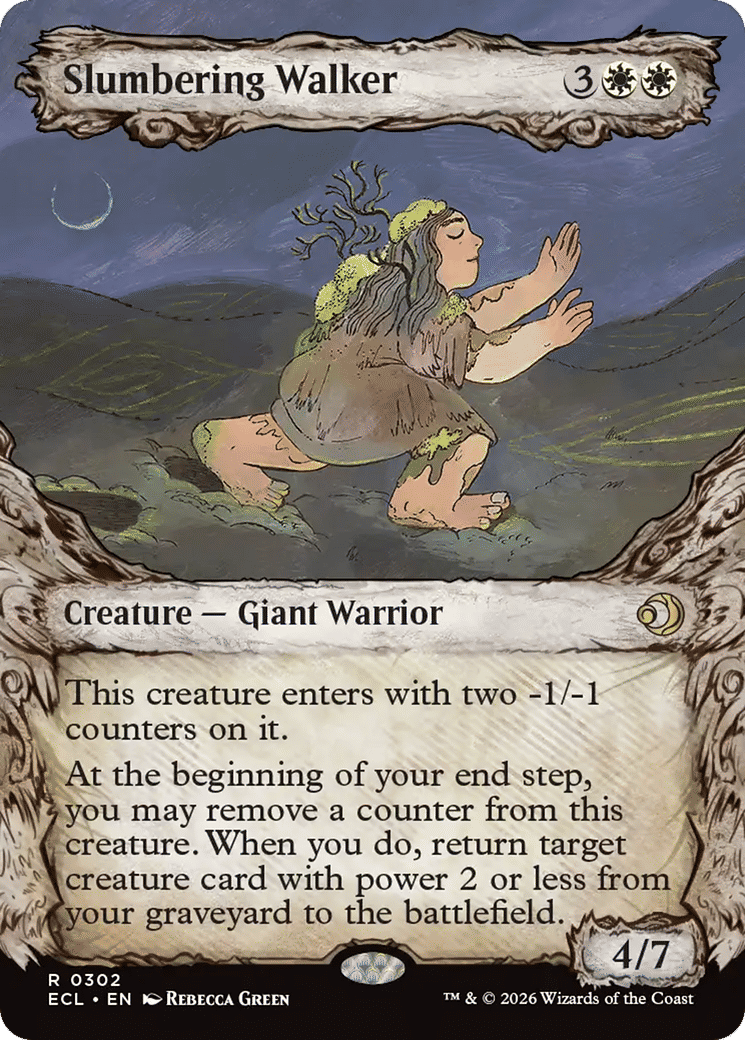 Slumbering Walker — Lorwyn Eclipsed — Magic: The Gathering