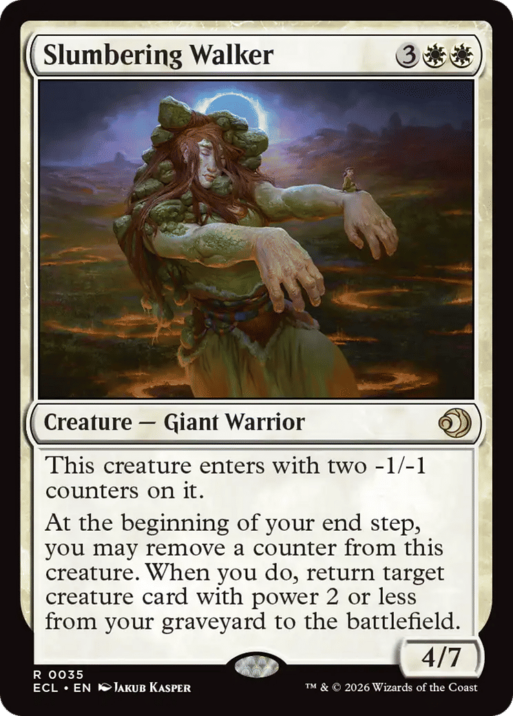Slumbering Walker — Lorwyn Eclipsed — Magic: The Gathering