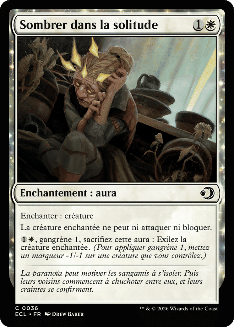 Sombrer dans la solitude — Lorwyn Eclipsed — Magic: The Gathering