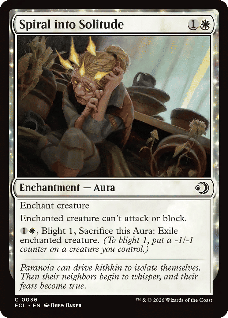 Spiral into Solitude — Lorwyn Eclipsed — Magic: The Gathering
