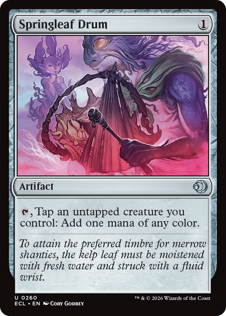 Springleaf Drum — Lorwyn Eclipsed — Magic: The Gathering