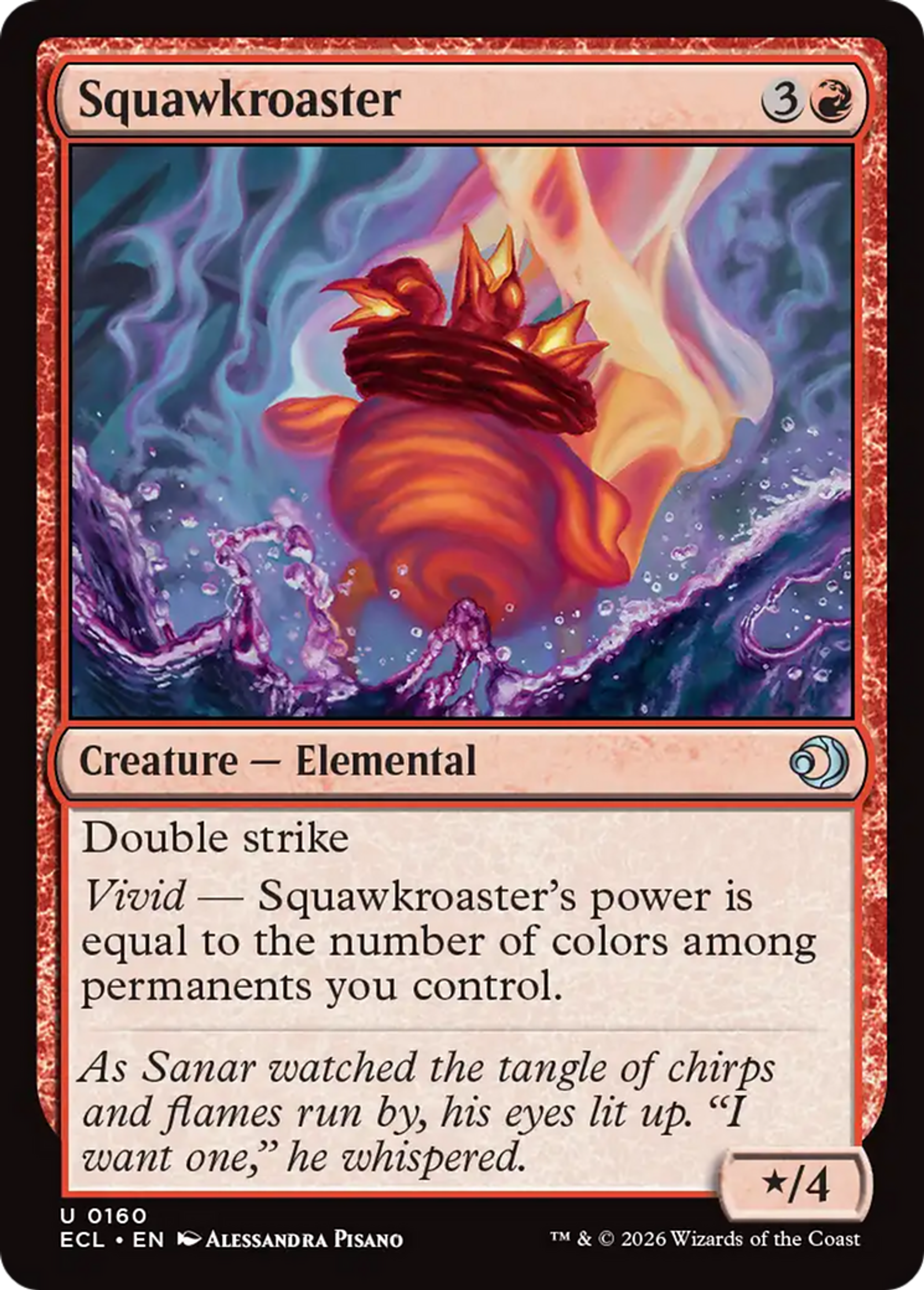 Squawkroaster — Lorwyn Eclipsed — Magic: The Gathering