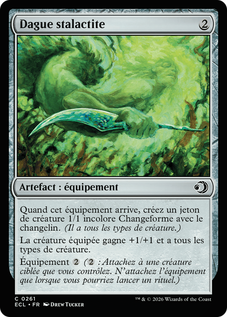 Dague stalactite — Lorwyn Eclipsed — Magic: The Gathering