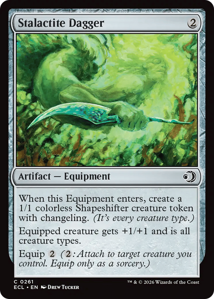 Stalactite Dagger — Lorwyn Eclipsed — Magic: The Gathering